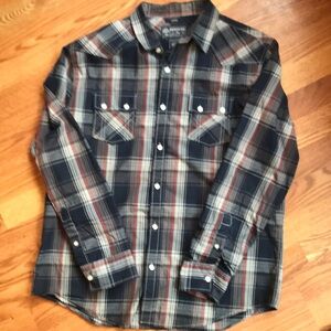 Men's Plaid Button-Up Shirt